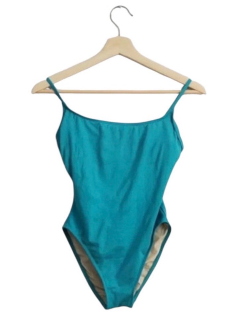 Anne cole 6 S/M Elegant cerulean blue one piece lagoon sculpting fit body suit